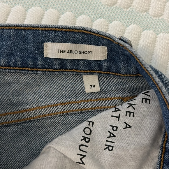 Denim Forum high waisted jean shorts - Picture 4 of 4